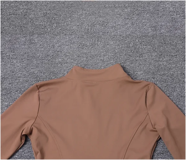 سترة رياضية نسائية بأكمام طويلة، معطف للتمرين في صالة الألعاب الرياضية، ملابس رياضية لليوجا