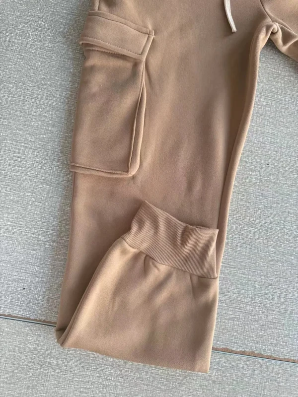 الرجال السراويل متعددة جيب الرجال السراويل الرياضية غير رسمية القطن الصوف Sweatpants رياضة الجري التدريب الركض تسلق الجبال السراويل