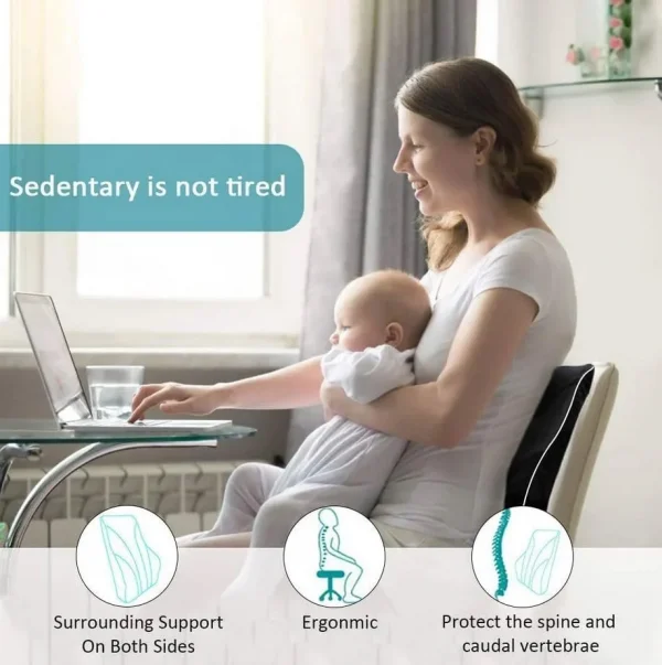 مقعد السيارة كرسي مكتب الظهر كرسي داعم للفقرات القطنية سيارة الخصر الراحة انتعاش رغوة الذاكرة وسادة وسادة الظهر قطني وسادة لسائق السيارة