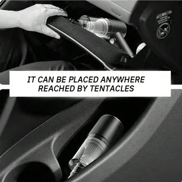 مكنسة كهربائية 3 في 1 مدمجة بالشفط والنفخ، مكنسة كهربائية لشحن USB، مكنسة كهربائية منزلية صغيرة للسيارة