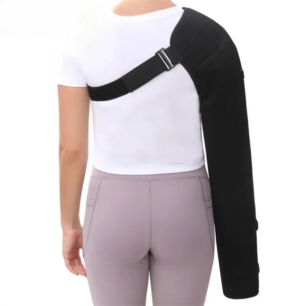 حامي ذراع الكتف المُدفأ 3 أوضاع عجن الاهتزاز التهاب المفاصل العناية بالكتف الكوع تصلب الإغاثة الرياضية سلالة الانتعاش