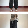 Summer Straight Chino Corduroy Men's Spring New Fashion Retro Sports Pants Loose Wide-legged Casual
