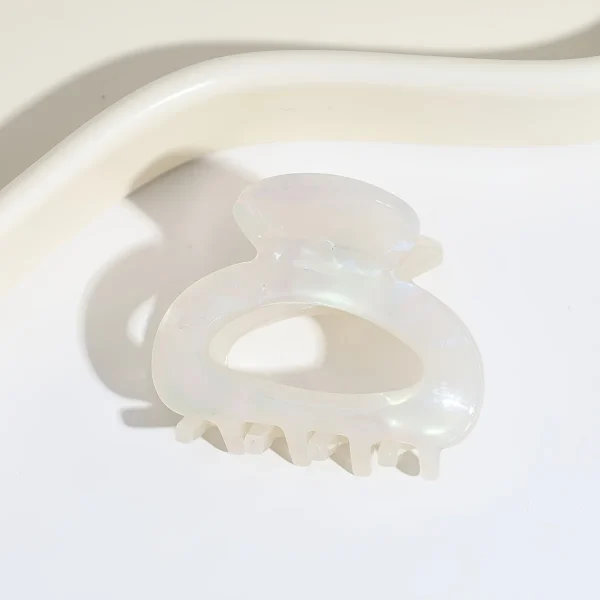 أنيقة حلوة صغيرة البيضاوي مشبك شعر كليب للنساء قبضة آمنة إكسسوارات الشعر ذيل حصان مقاطع شعر لطيف نمط متطور