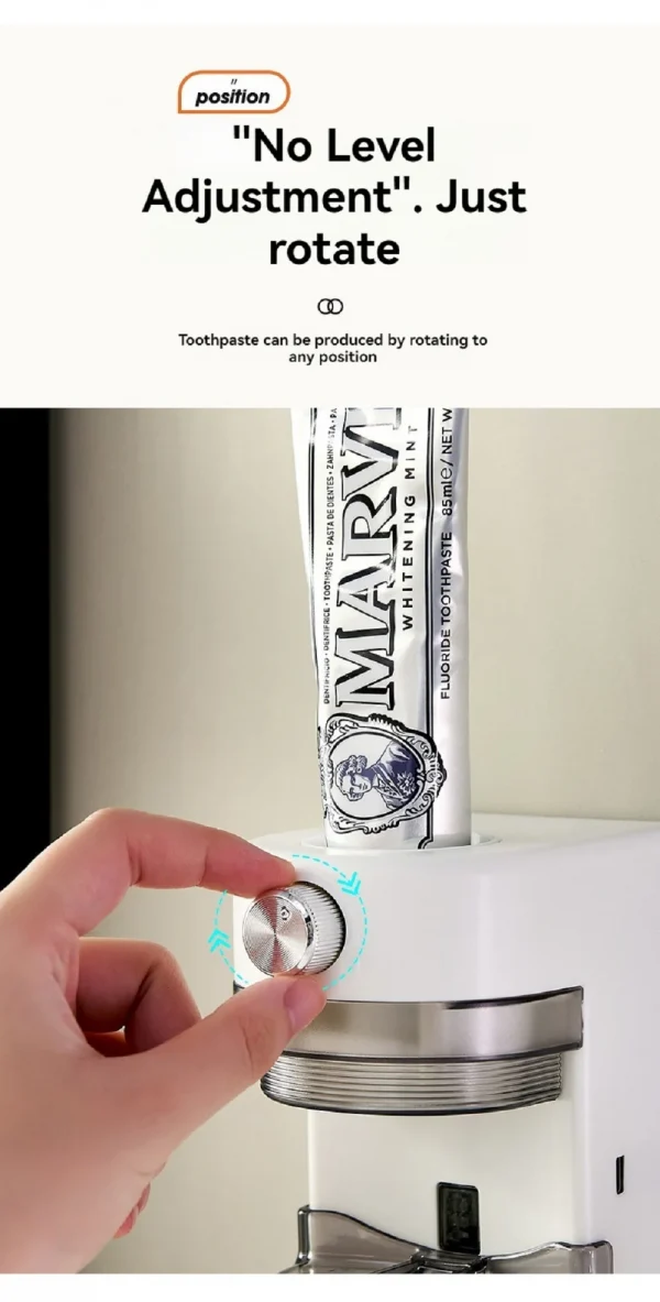 عصارة معجون أسنان أوتوماتيكية قابلة للإزالة بدون حفر.