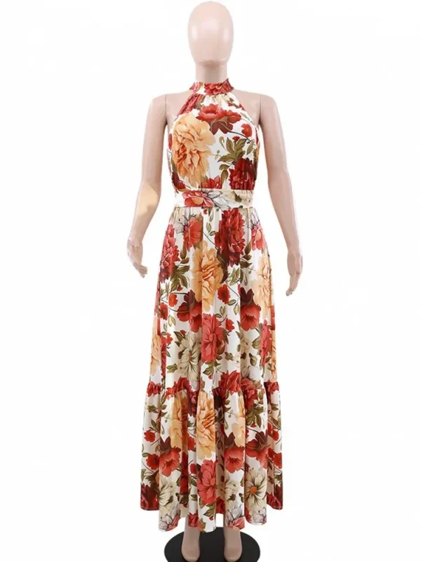 فساتين أفريقية أنيقة للنساء داشيكي فستان صيفي ربيعي طويل فستان ماكسي فساتين أفريقية تقليدية للسيدات فستان طويل خيالي