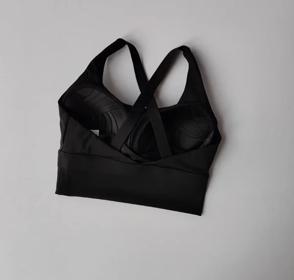 حمالة صدر رياضية مقاومة للصدمات للتمارين عالية الكثافة، كوب شامل، للجري، مجمعة، يوغا، جميلة للظهر وقابلة للتنفس للنساء