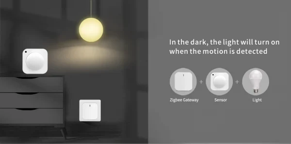 Tuya ZigBee 2in1 PIR مستشعر ذكي لسطوع الحركة كاشف الحركة البشرية مستشعر الضوء المدمج يعمل مع مساعد المنزل