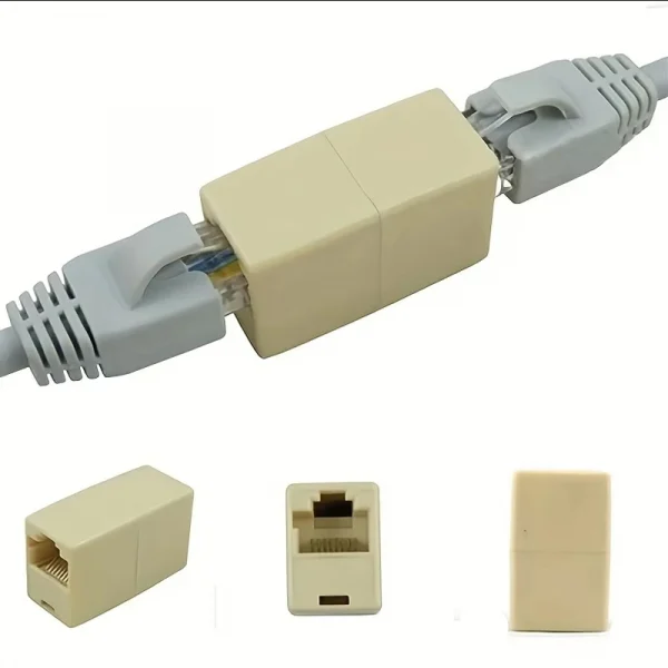 10 قطعة شبكة إيثرنت المزدوج مستقيم رئيس كابل شبكة محلية النجار مقرنة RJ45 CAT 5 5E 6 6a موسع التوصيل موصل كابل الشبكة