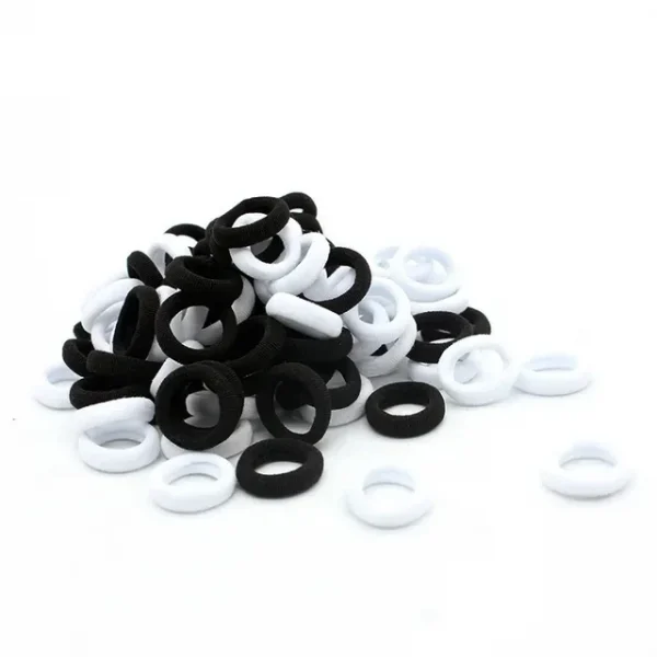 200 قطعة النساء الفتيات الملونة النايلون مرونة العصابات الشعر ذيل حصان عقد الشعر الصغيرة التعادل الأربطة المطاطية Scrunchie إكسسوارات الشعر