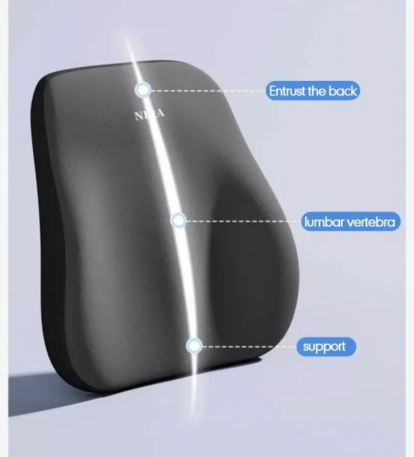 رغوة الذاكرة سيارة مسند الرأس العالمي قطني وسادة الظهر وسادة قطني وسادة سيارة الراحة الرقبة وسادة اكسسوارات السيارات العامة