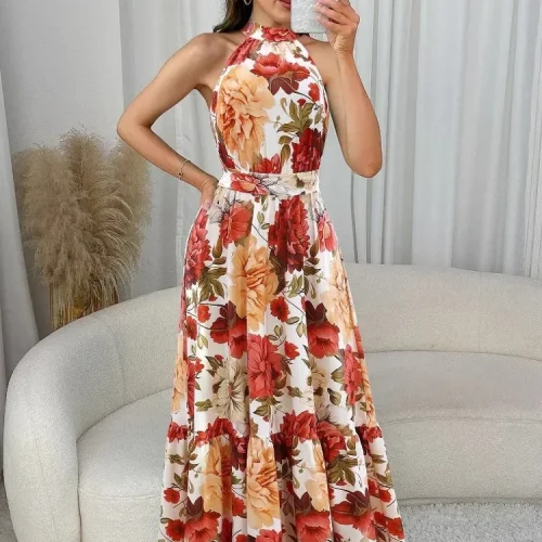 فساتين أفريقية أنيقة للنساء داشيكي فستان صيفي ربيعي طويل فستان ماكسي فساتين أفريقية تقليدية للسيدات فستان طويل خيالي