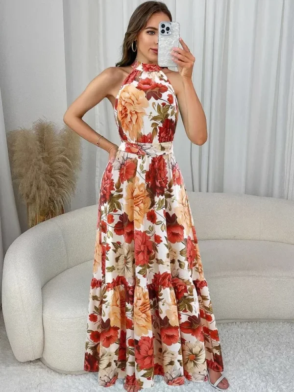 فساتين أفريقية أنيقة للنساء داشيكي فستان صيفي ربيعي طويل فستان ماكسي فساتين أفريقية تقليدية للسيدات فستان طويل خيالي