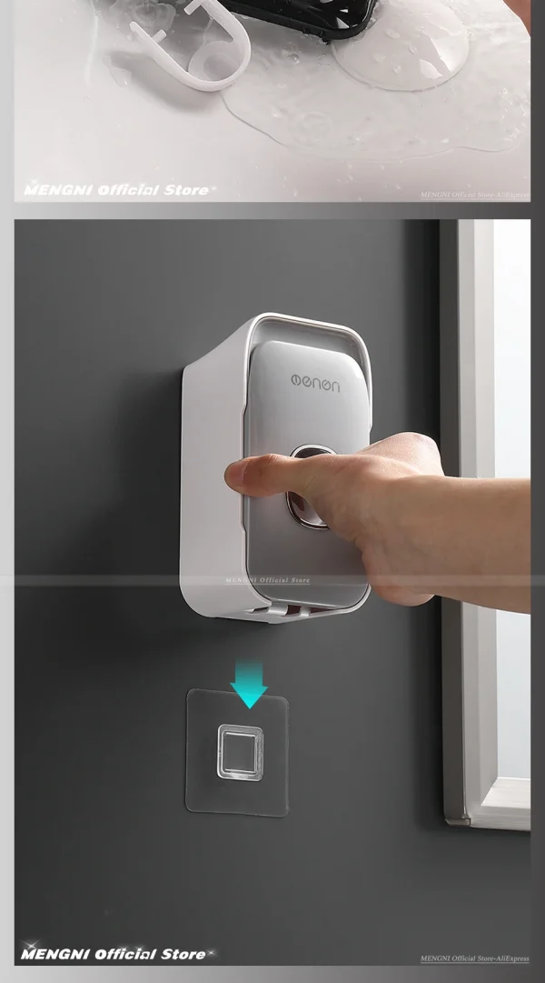 حامل رف فرشاة الأسنان الحمام