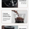 مطحنة قهوة HiBREW مطحنة قهوة كهربائية أوتوماتيكية مع 31 تروسًا لقهوة الإسبريسو الأمريكية صب فوق تخزين الفول البصري G3
