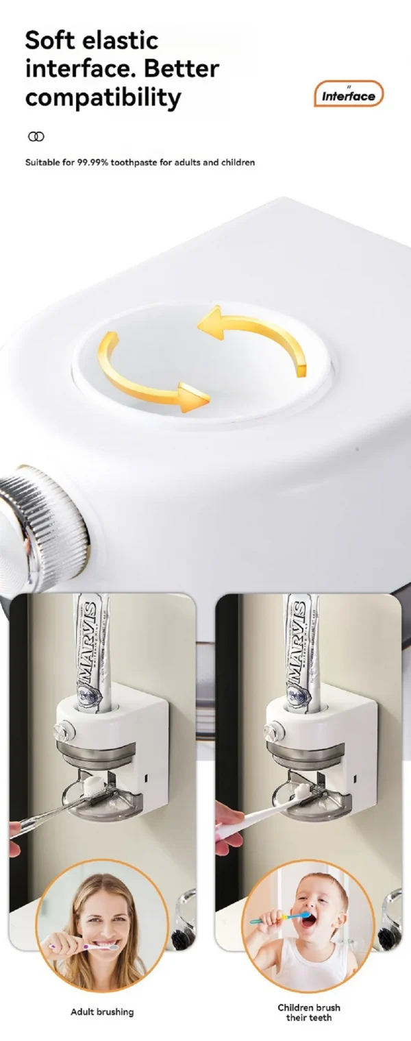 عصارة معجون أسنان أوتوماتيكية قابلة للإزالة بدون حفر.