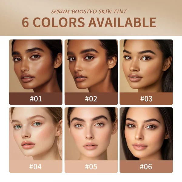 قلم لصبغة البشرة مقاوم للماء مغذي، سيروم أساس صلب ملون، بلسم لصبغة البشرة، قلم تحديد الوجه الملون للمكياج