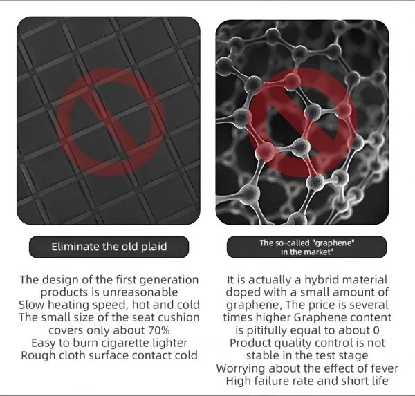 12 فولت مقاعد السيارة العالمية ساخنة وسادة التدفئة السريعة مقعد السيارة يغطي الشتاء الدافئ اكسسوارات السيارات منصات التدفئة المتاحة الأسود والأحمر