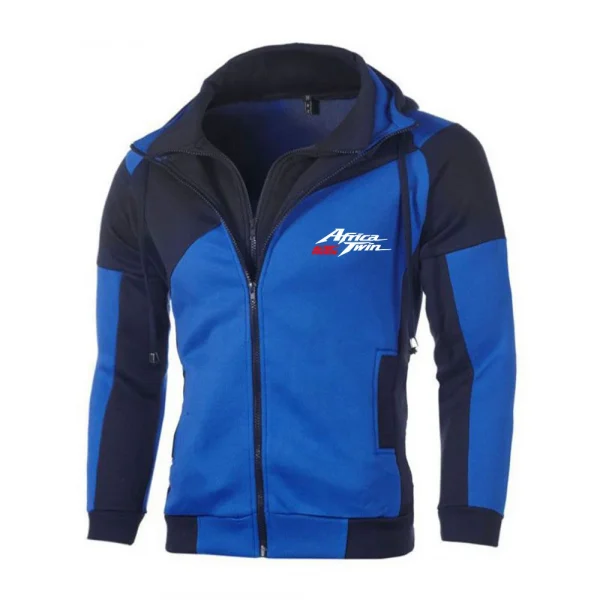 2024 دراجة نارية رجالية دراجة نارية أفريقيا التوأم Crf 1000 L الخريف اللون مطابقة هوديي مقنعين مريحة موضة الطباعة سستة علوية