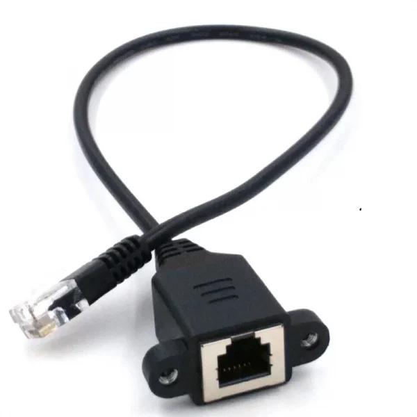 telephone extension cable ,RJ45(8p8c) extension cable RJ12(6P6C) male to female cable with shield brand factory product