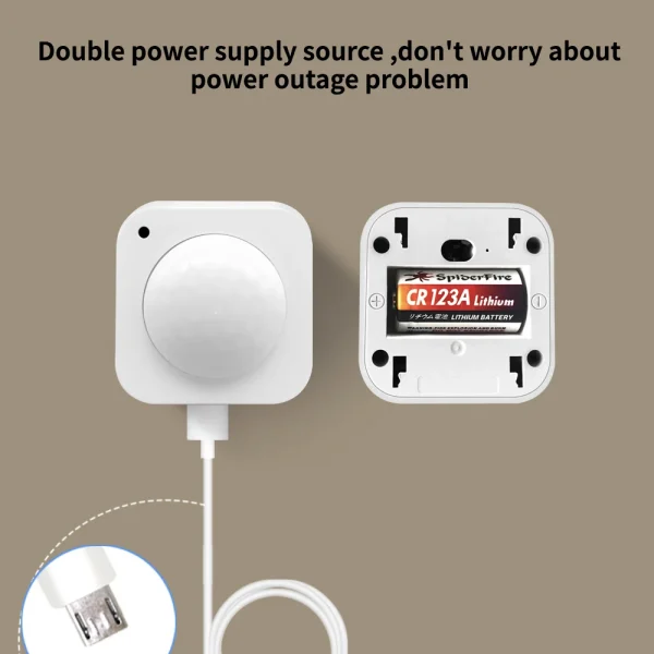 Tuya ZigBee 2in1 PIR مستشعر ذكي لسطوع الحركة كاشف الحركة البشرية مستشعر الضوء المدمج يعمل مع مساعد المنزل