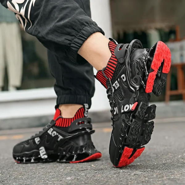 أحذية رجالي عادية تنيس أحذية فاخرة المدرب سباق تنفس