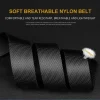 حزام تكتيكي أصلي سريع الإصدار حزام عسكري خارجي ناعم من النايلون الحقيقي إكسسوارات رياضية للرجال والنساء حزام أسود