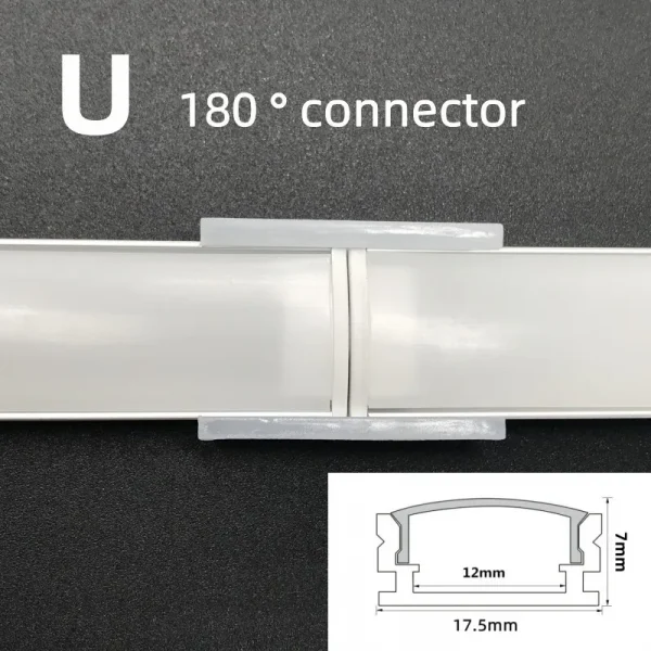 1-10 قطعة LED شريط جامد DC12V 50 سنتيمتر 20 بوصة SMD5730 36 المصابيح U/V على شكل شقة LED قناة الألومنيوم شريط جامد للإضاءة الداخلية