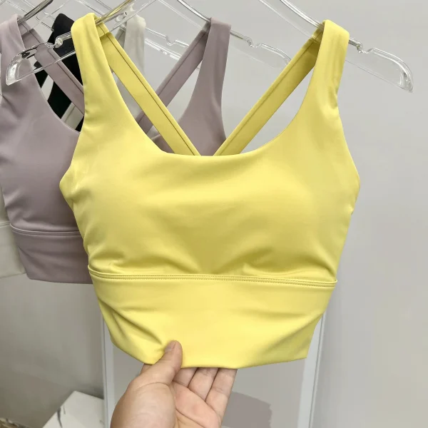 حمالة صدر رياضية مقاومة للصدمات للتمارين عالية الكثافة، كوب شامل، للجري، مجمعة، يوغا، جميلة للظهر وقابلة للتنفس للنساء