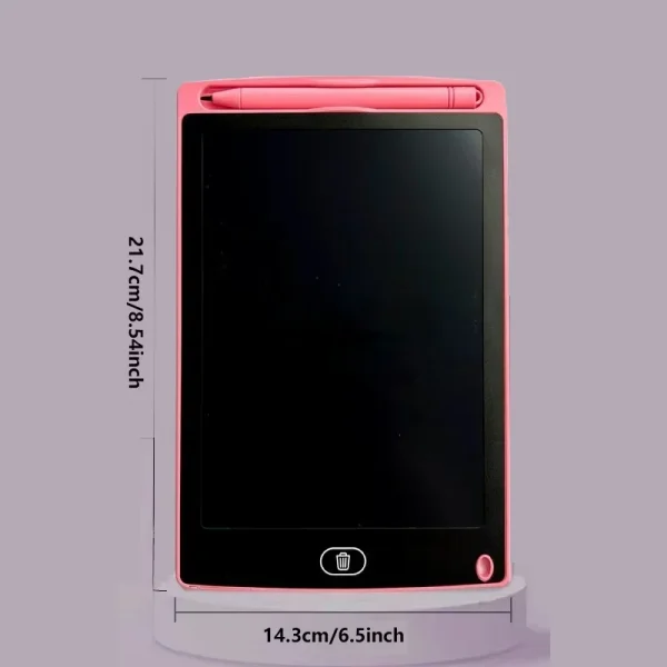 تابلت رسم LCD مقاس 6.5/8.5/10/12 بوصة للأطفال، لوحة قابلة للمسح قابلة لإعادة الشحن مع قلم، لعبة تعليمية للسفر هدية للأولاد والبنات