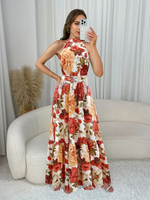 فساتين أفريقية أنيقة للنساء داشيكي فستان صيفي ربيعي طويل فستان ماكسي فساتين أفريقية تقليدية للسيدات فستان طويل خيالي