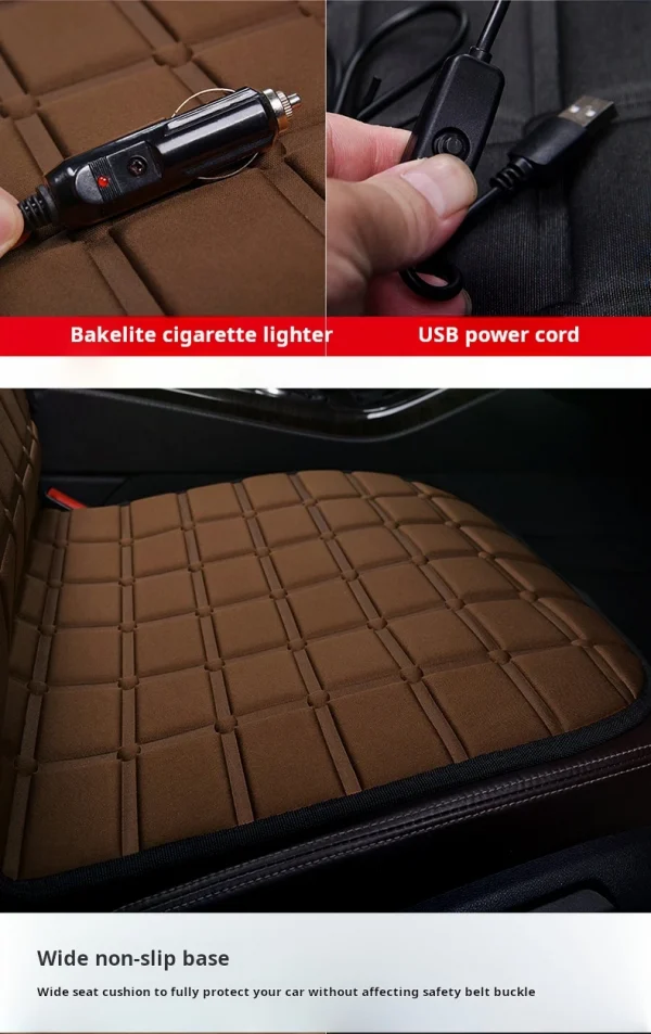 وسادة مقعد السيارة ساخنة مقعد واحد وسادة مقعد ساخنة مكتب وسادة مقعد ساخنة وسادة مربعة صغيرة وسادة مقعد السيارة Automot