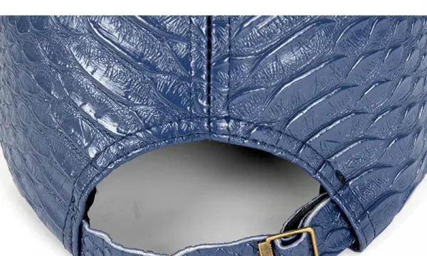 الرجال النساء رواية التمساح نمط بولي Leather الجلود الشرير ظلة قبعة بيسبول الربيع الرياضة واقية من الشمس الهيب هوب الرقص قابل للتعديل قبعة U13