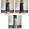 Summer Straight Chino Corduroy Men's Spring New Fashion Retro Sports Pants Loose Wide-legged Casual