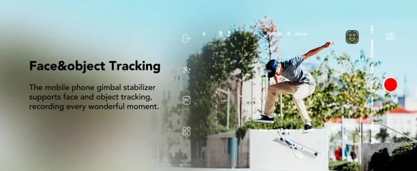AOCHUAN Smart X2 3 Axis Gimbal Stabilizer للهواتف الذكية iPhone و Android Gimbal مع شاشة LED مدمجة لعمود التمديد