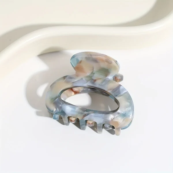 أنيقة حلوة صغيرة البيضاوي مشبك شعر كليب للنساء قبضة آمنة إكسسوارات الشعر ذيل حصان مقاطع شعر لطيف نمط متطور