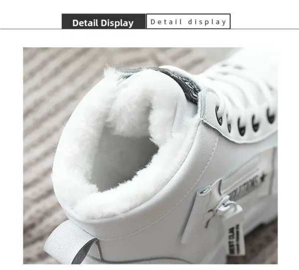 أحذية رياضية نسائية شتوية برباط للكاحل أحذية نسائية بكعب مسطح أحذية تشيلسي أو أنبوب لمواسم الخريف والربيع
