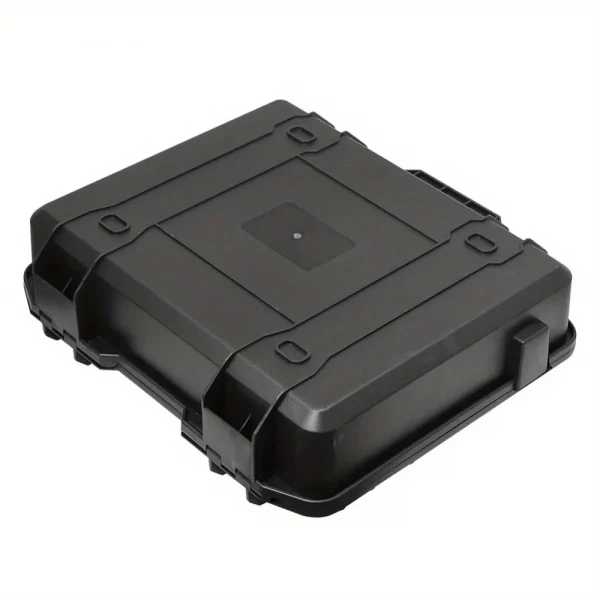 صندوق أدوات حقيبة حمل صلب مقاوم للماء مع صندوق تخزين إسفنجي مقطوع مسبقًا وواقي أمان منظم صندوق الأجهزة مقاوم للصدمات