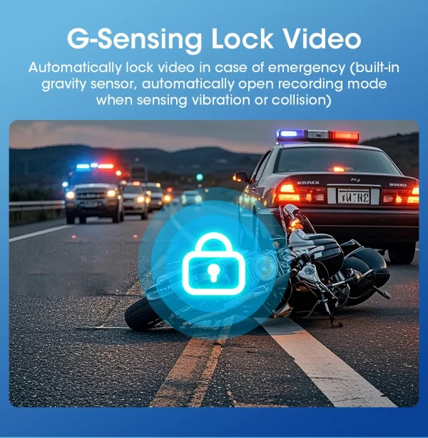 جانسايت محمول 8.1 بوصة IP67 مقاوم للماء للدراجات النارية 4K DVR نظام تحديد المواقع والملاحة اللاسلكية Carplay أندرويد السيارات موتو مسجل مراقب