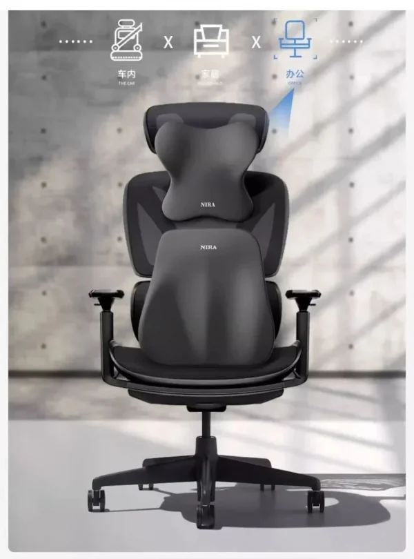 رغوة الذاكرة سيارة مسند الرأس العالمي قطني وسادة الظهر وسادة قطني وسادة سيارة الراحة الرقبة وسادة اكسسوارات السيارات العامة