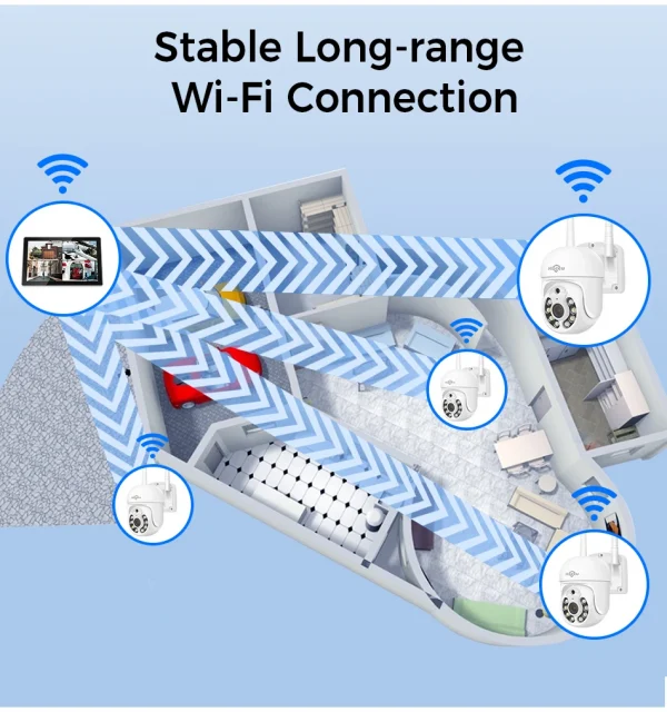 Hiseeu 3/5MP 10CH NVR مع شاشة 10.1 بوصة مجموعة كاميرات أمنية لاسلكية في الهواء الطلق كاميرا IP مقاومة للماء مجموعة نظام المراقبة بالدوائر التليفزيونية المغلقة