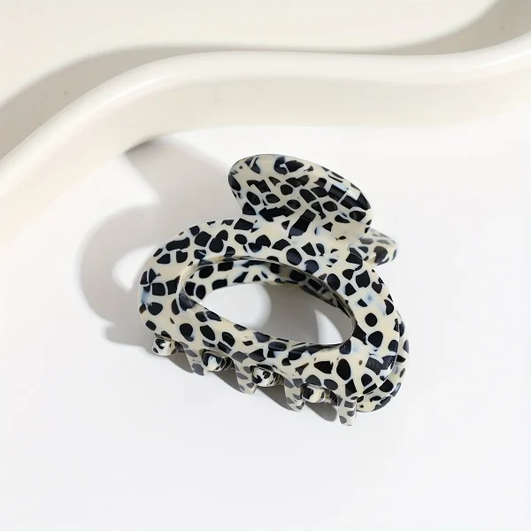 أنيقة حلوة صغيرة البيضاوي مشبك شعر كليب للنساء قبضة آمنة إكسسوارات الشعر ذيل حصان مقاطع شعر لطيف نمط متطور