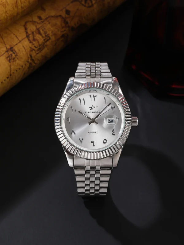 ساعة كوارتز رياضية من الفولاذ المقاوم للصدأ للرجال، ساعة يد فاخرة للأعمال، كرونوغراف Reloj للرجال والنساء، هدية عيد ميلاد