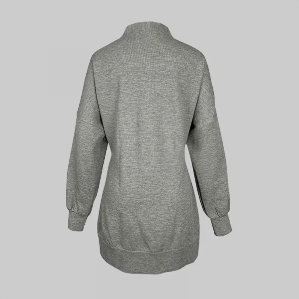 سترة غير رسمية بأكمام راجلان من Krisstargirls للنساء لربيع وخريف 2025 بأكمام طويلة وفتحة رقبة على شكل V ملابس رياضية خارجية غير رسمية