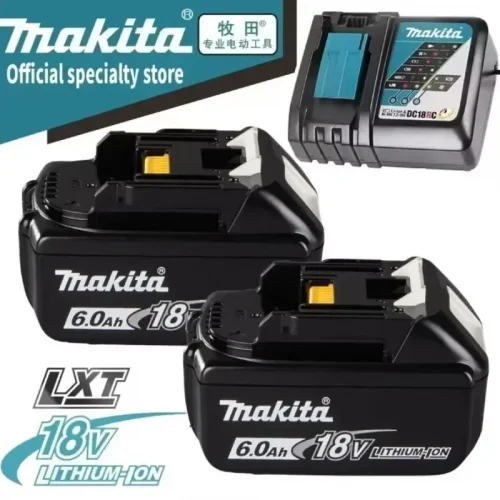 makita 18v battery Genuine 18V Makita 6Ah Makita Battery BL1840 BL1830B BL1850B BL1850 BL1860 BL1815 Replacement Lithium Battery