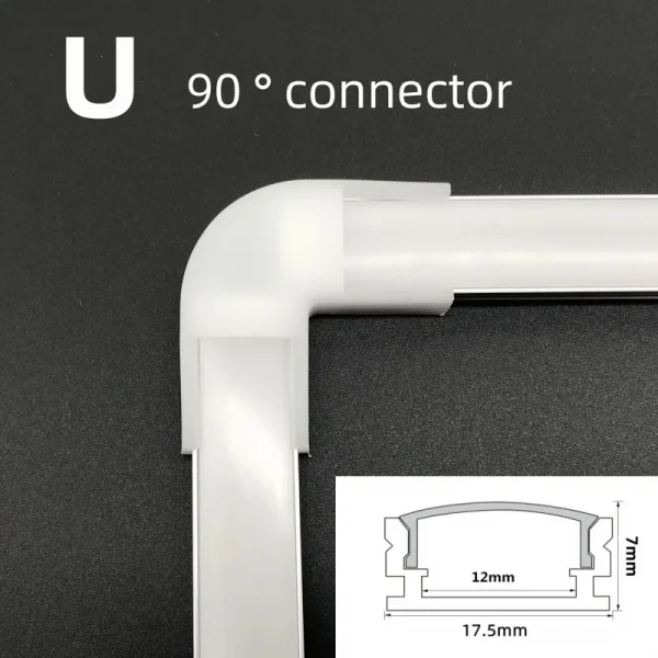 1-10 قطعة LED شريط جامد DC12V 50 سنتيمتر 20 بوصة SMD5730 36 المصابيح U/V على شكل شقة LED قناة الألومنيوم شريط جامد للإضاءة الداخلية