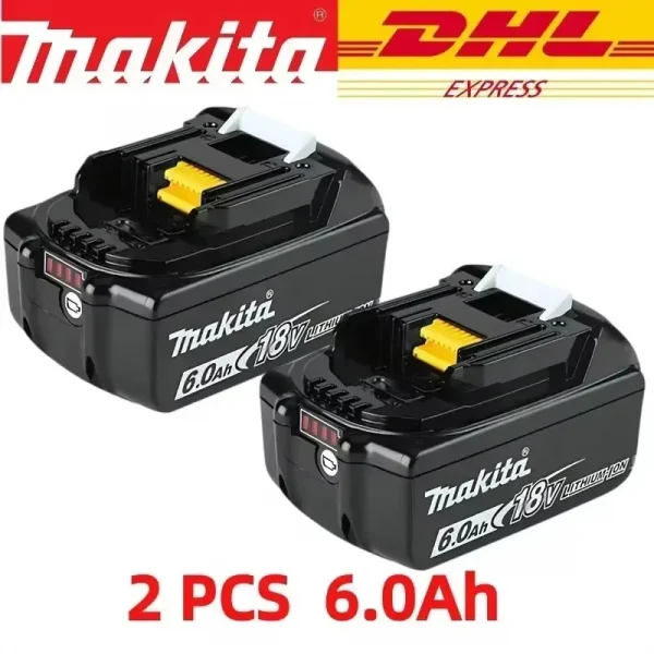 makita 18v battery Genuine 18V Makita 6Ah Makita Battery BL1840 BL1830B BL1850B BL1850 BL1860 BL1815 Replacement Lithium Battery