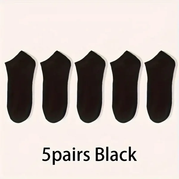 5/10 جوارب للكاحل مريحة للجنسين، قابلة للتنفس وخفيفة الوزن - مثالية للرياضة والارتداء اليومي