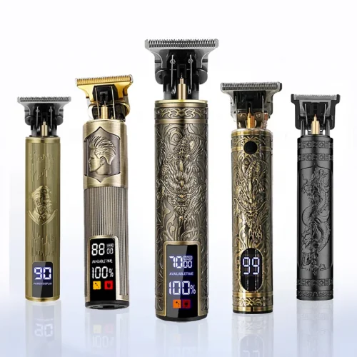 جديد! ماكينة تشذيب الشعر الكهربائية T9/ملحقات |  ماكينة حلاقة احترافية بمنفذ USB |  ماكينة قص الشعر الأصلع مقاس 0 مم، محمولة لحلاقة الشعر المنزلية للرجال