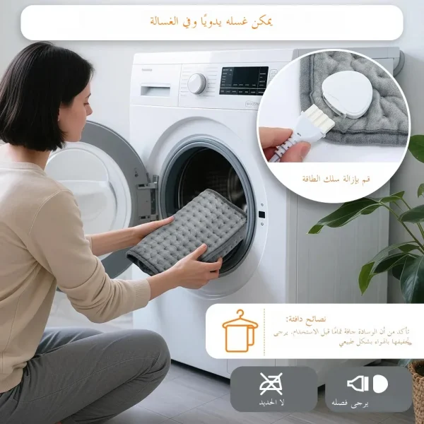 30*60 سنتيمتر منصات التدفئة الكهربائية ل عودة الرقبة الكتف مكتب المنزل قابل للغسل شتاء دافئ بطانية 4 الموقت 9 التحكم في درجة الحرارة