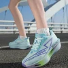 أحذية الجري المصنوعة من الكربون المتخصصة في الماراثون للرجال رياضية قابلة للتنفس وخفيفة الوزن للنساء أحذية رياضية مريحة مضادة للانزلاق